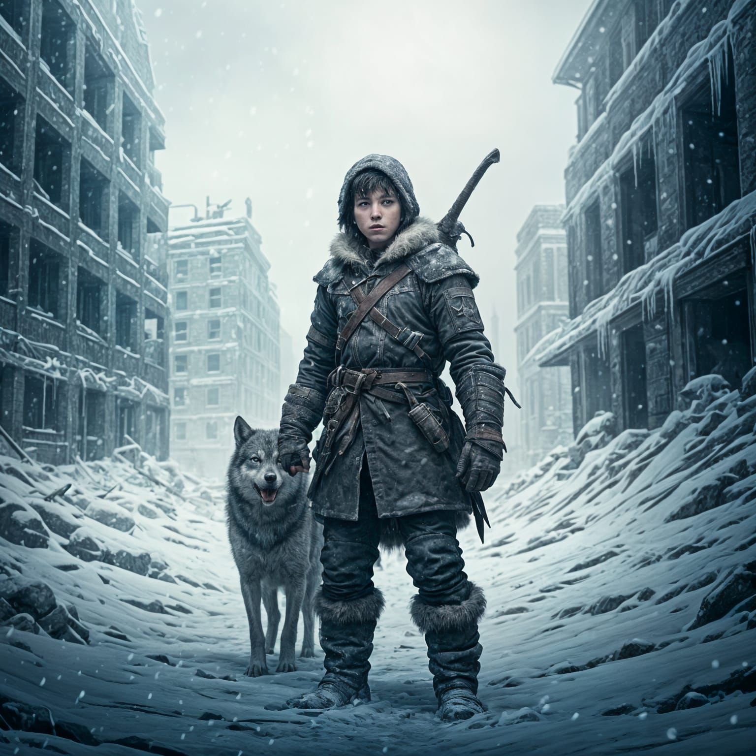 Post-Apocalyptic Winter is coming   by @David Gotet