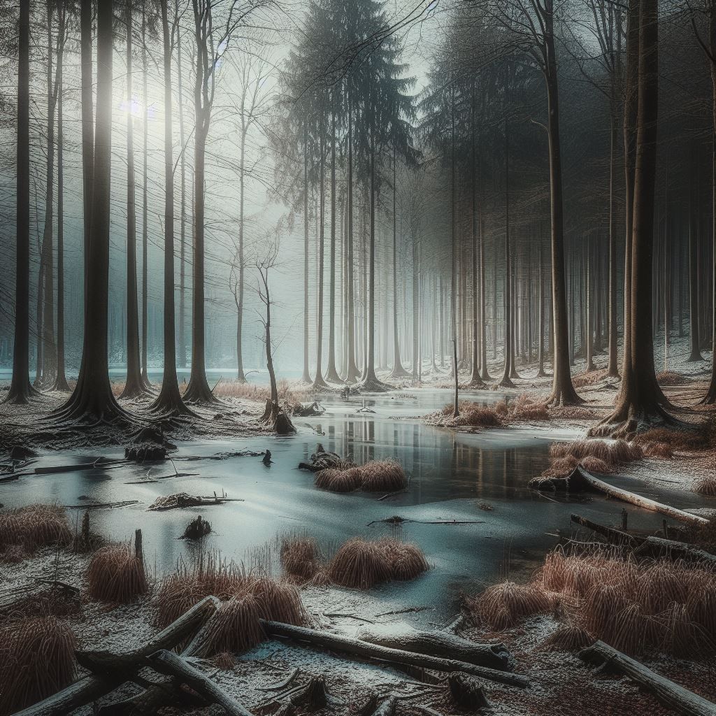 Hungarian Winter Forest