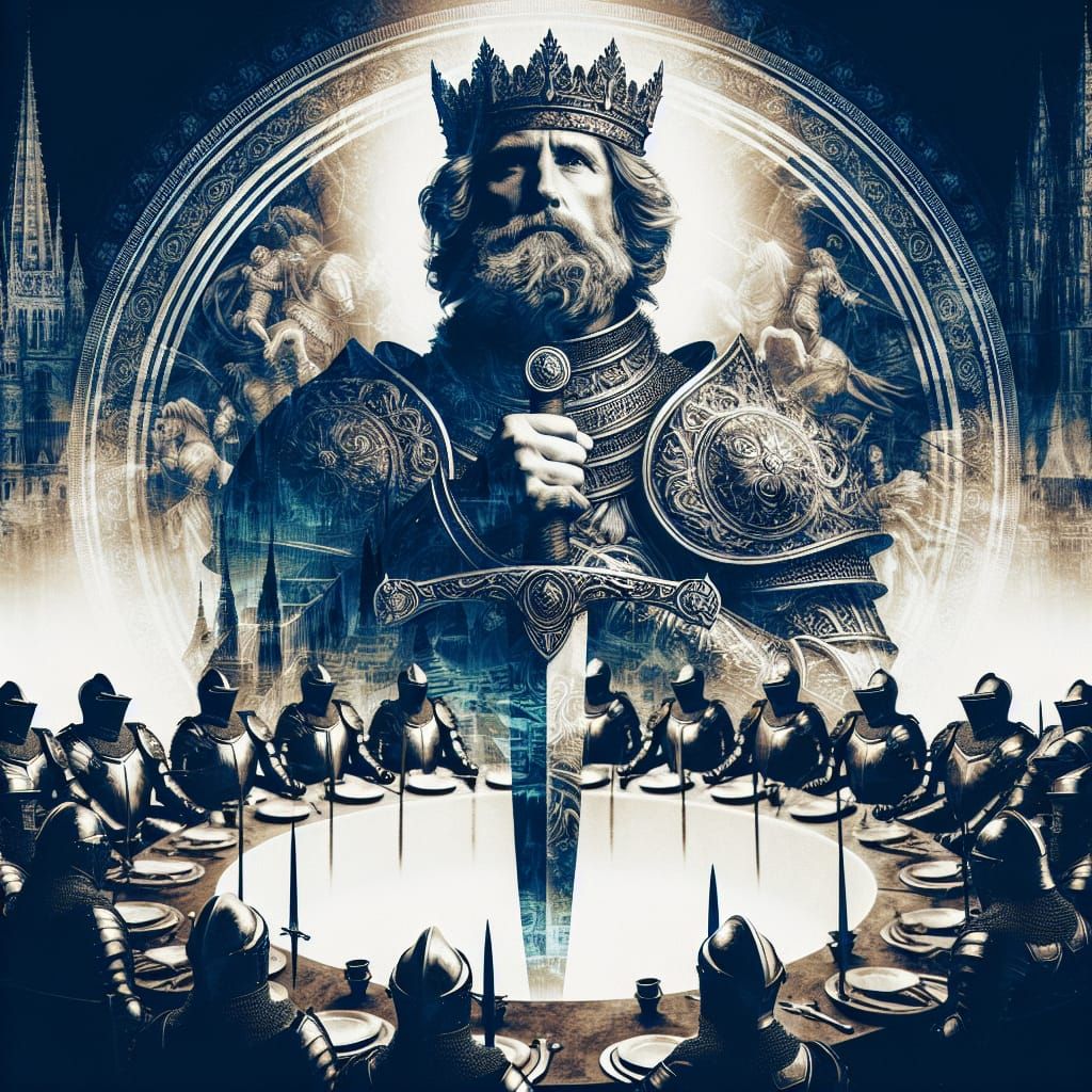 King Arthur and the Round Table  by @SueD