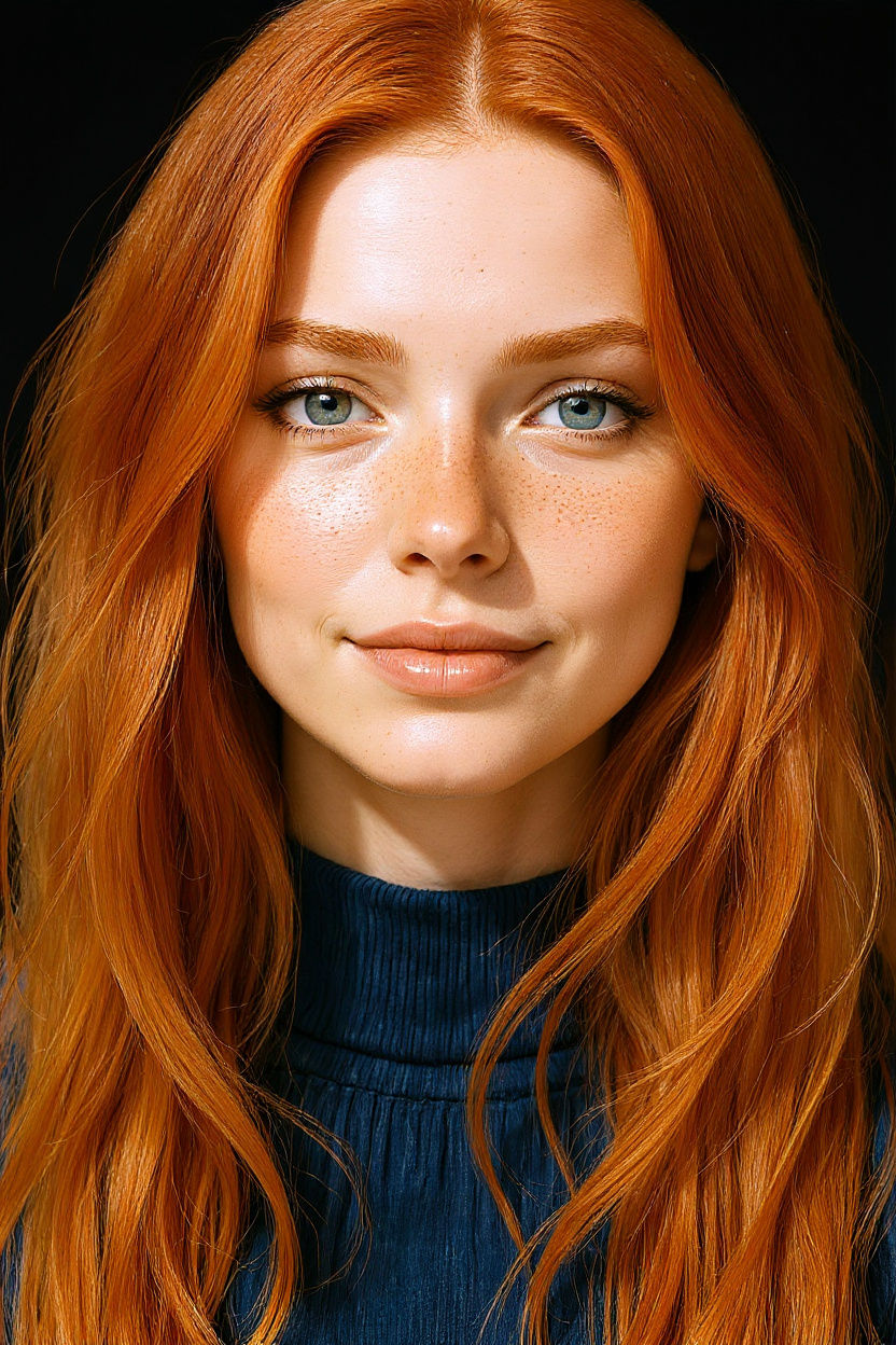 Freckled girl