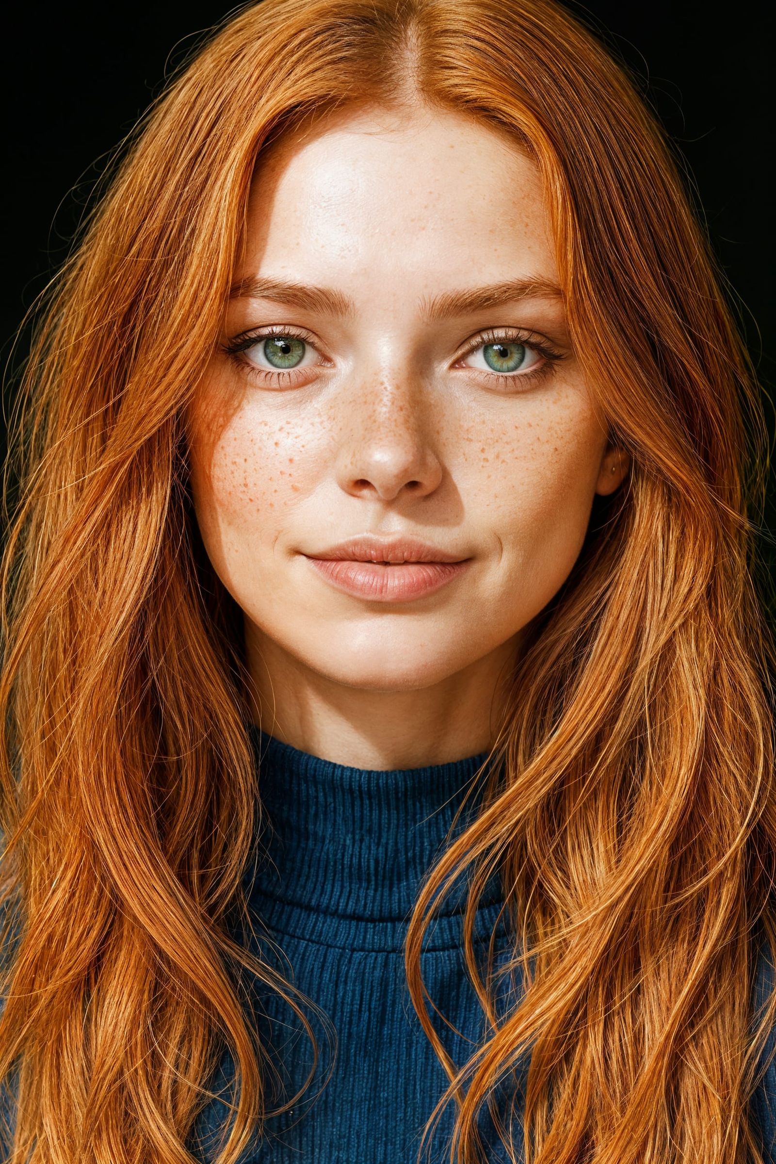 Freckled girl
