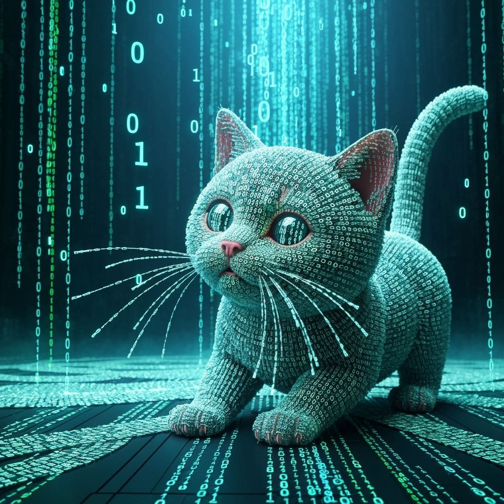 The Code That Purrs  by @Chirminth