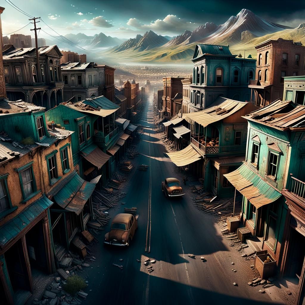 "From a town that once alive and well, to a dead ghost and abandoned city."  by @AngelicMintz