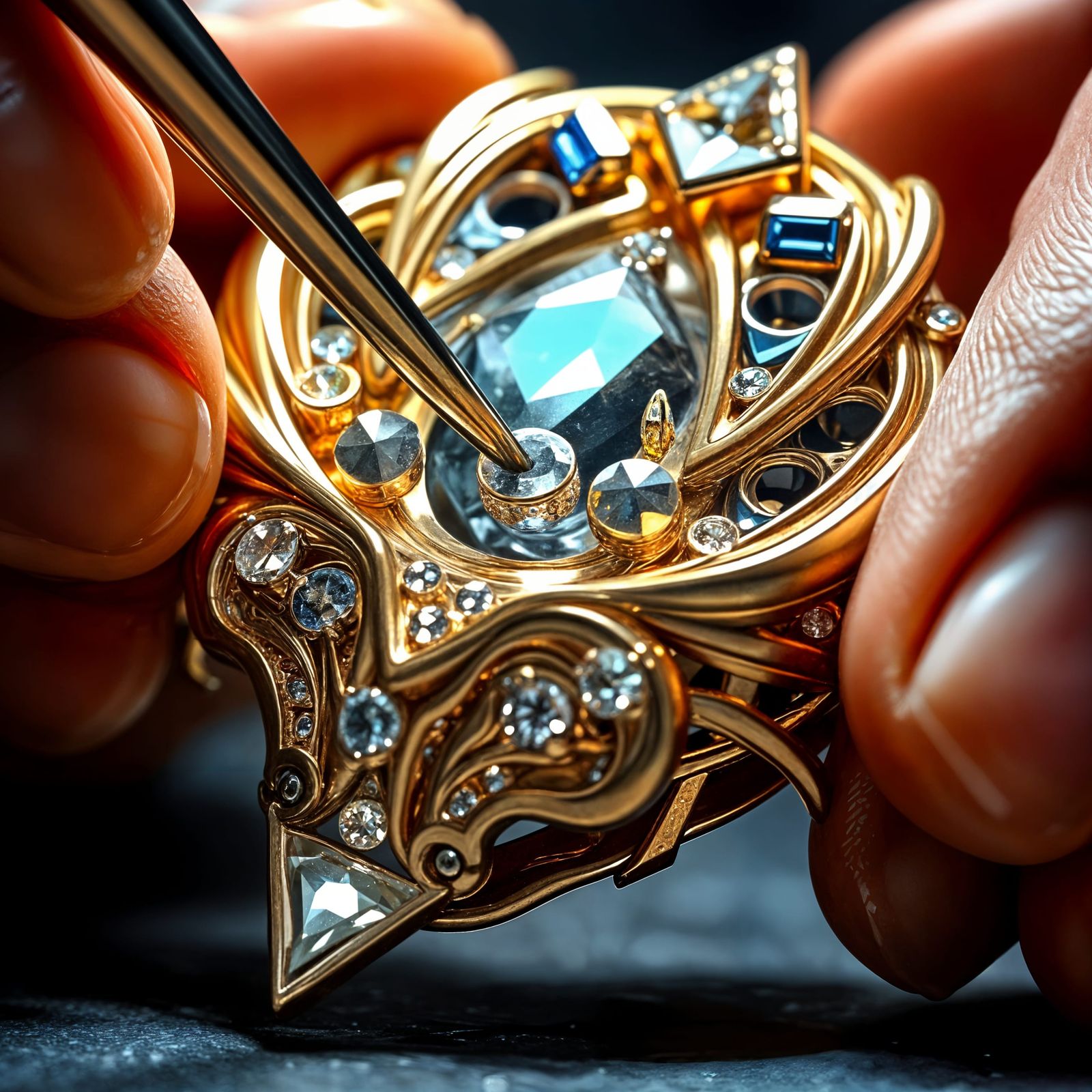 Crafting the Jewel  by @Charlo82