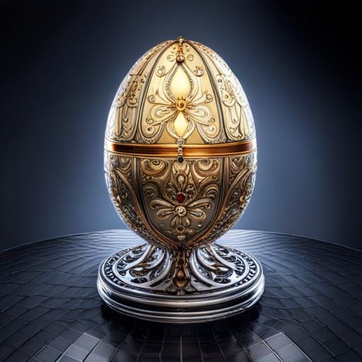 decorated egg - AI Generated Artwork - NightCafe Creator
