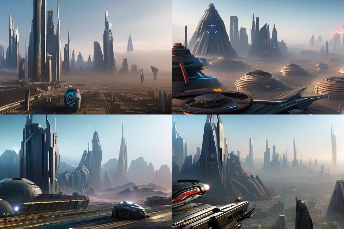 Futuristic City #3