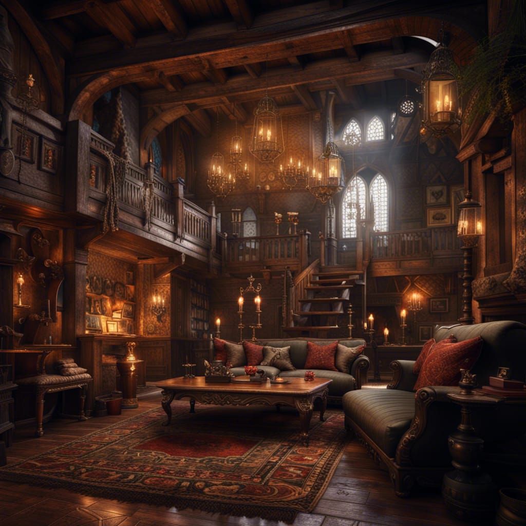 The rich an famous... In medieval times: The living room  by @SalvaMalva