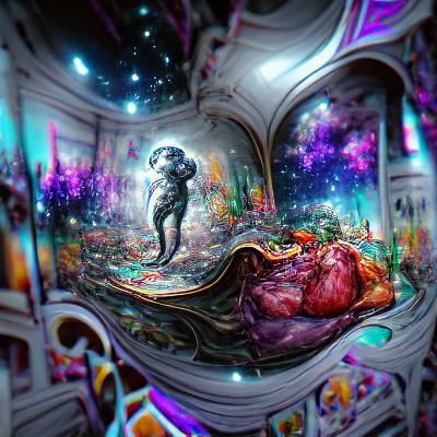 a body lost in space - AI Generated Artwork - NightCafe Creator