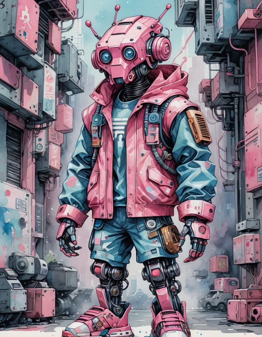 Pink Robot.