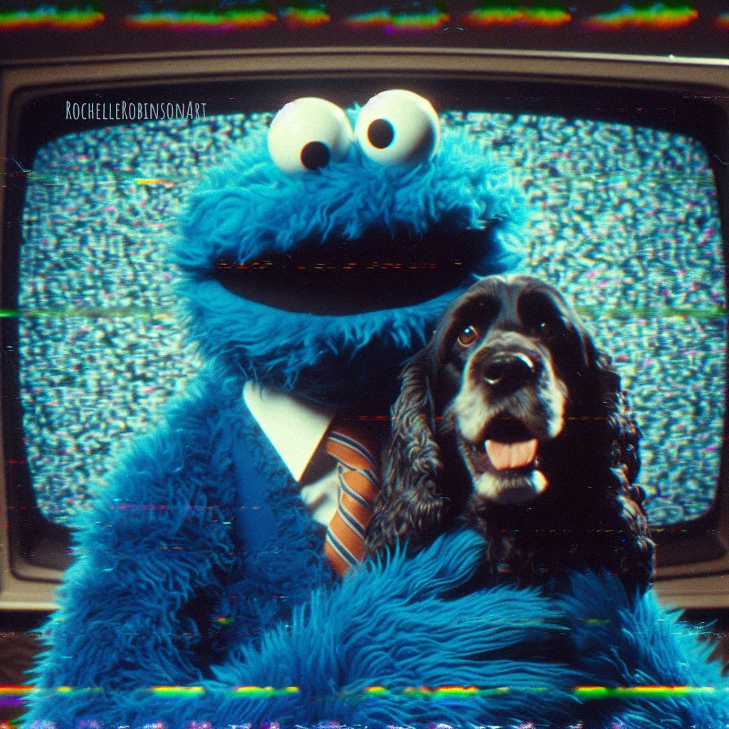 Cookie Monster and Mel