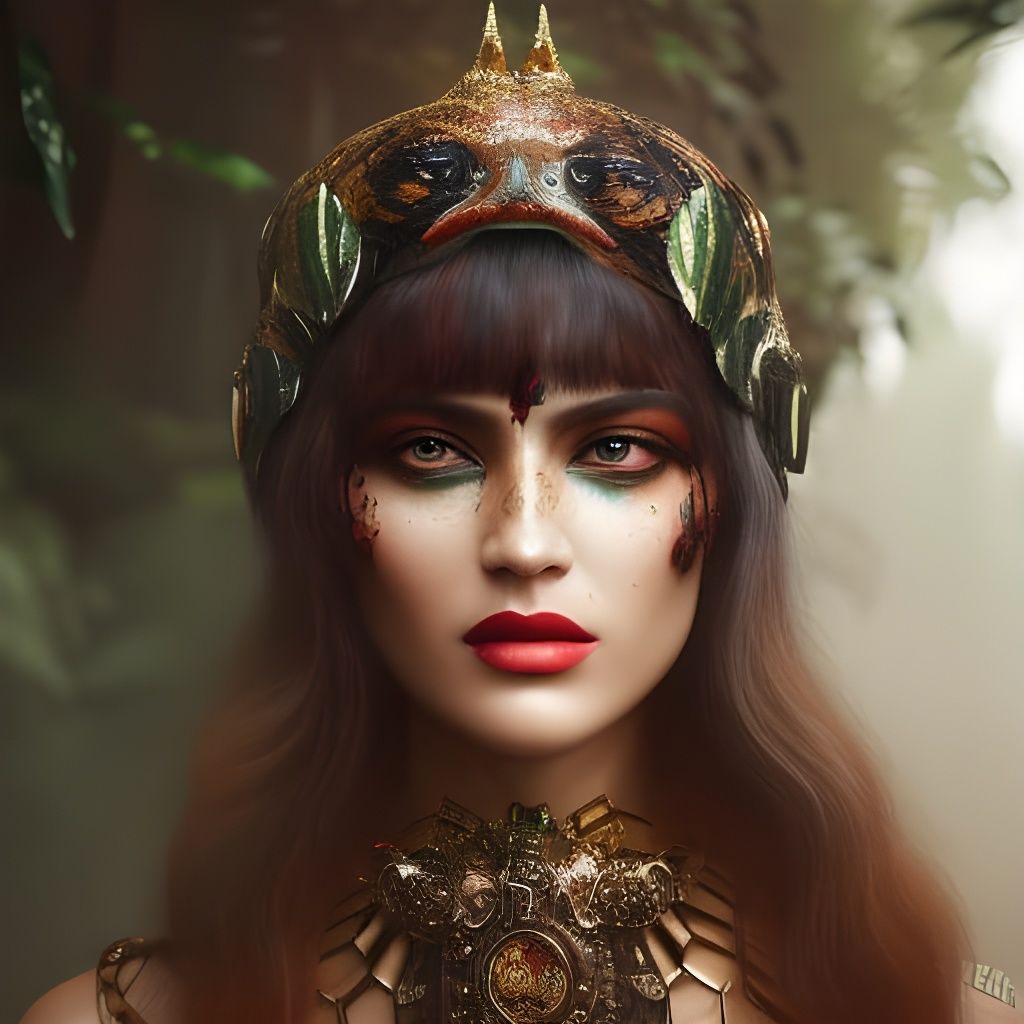 Vexcyra Amazonian princess - AI Generated Artwork - NightCafe Creator