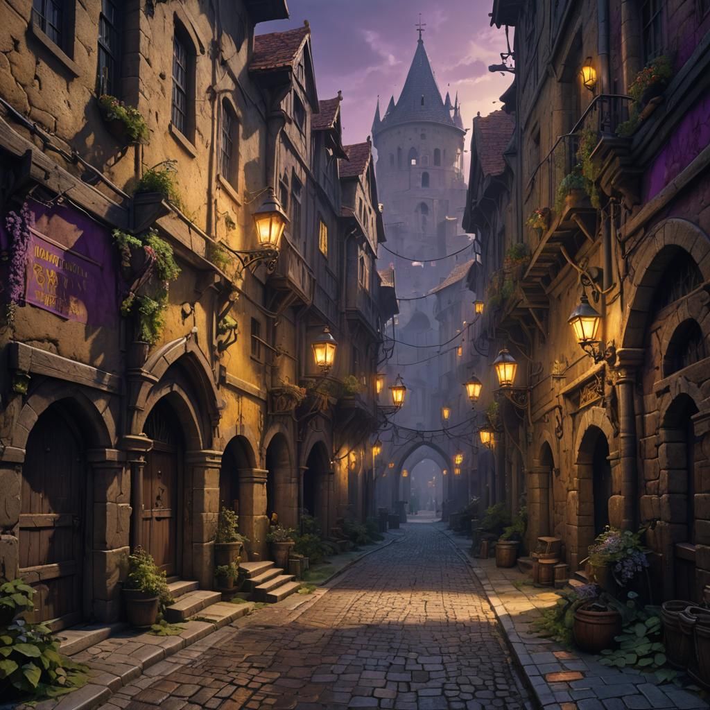 medieval fantasy city