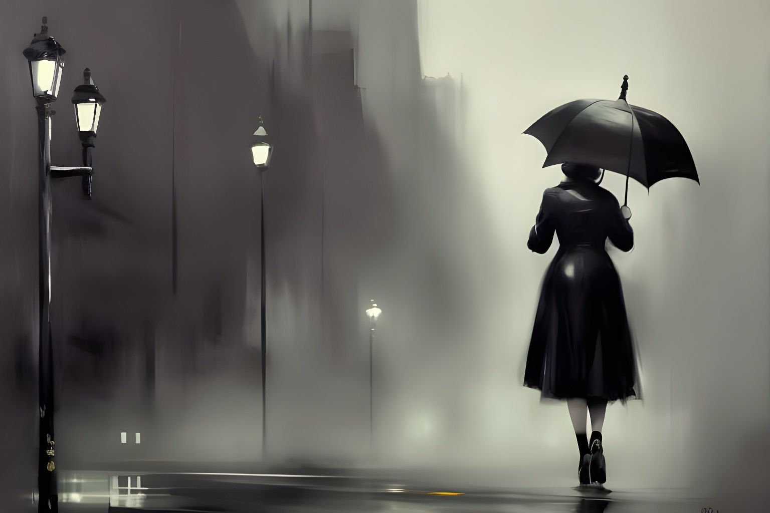 Umbrella noire