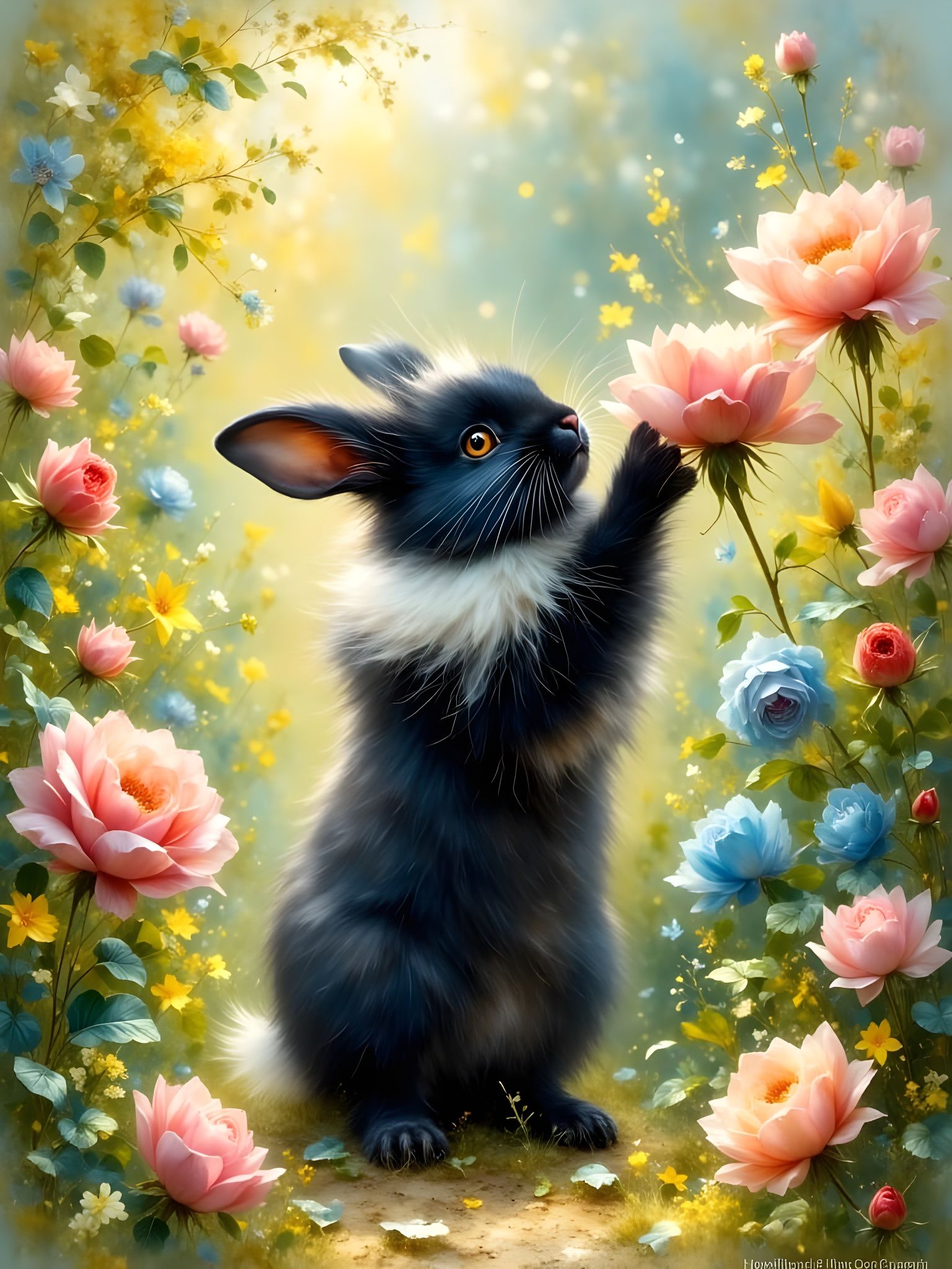 Bunny Love Blooms  by @Gary Murakami