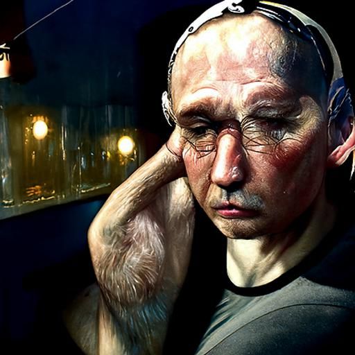 Sad Putin
