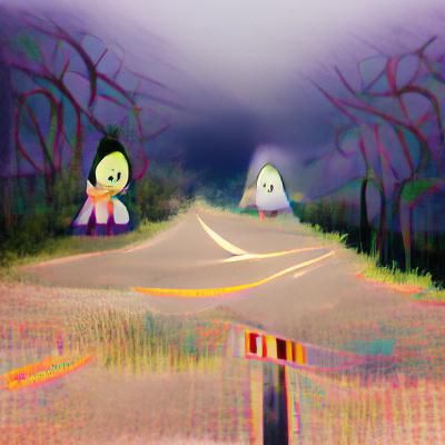 The end of the road is haunted