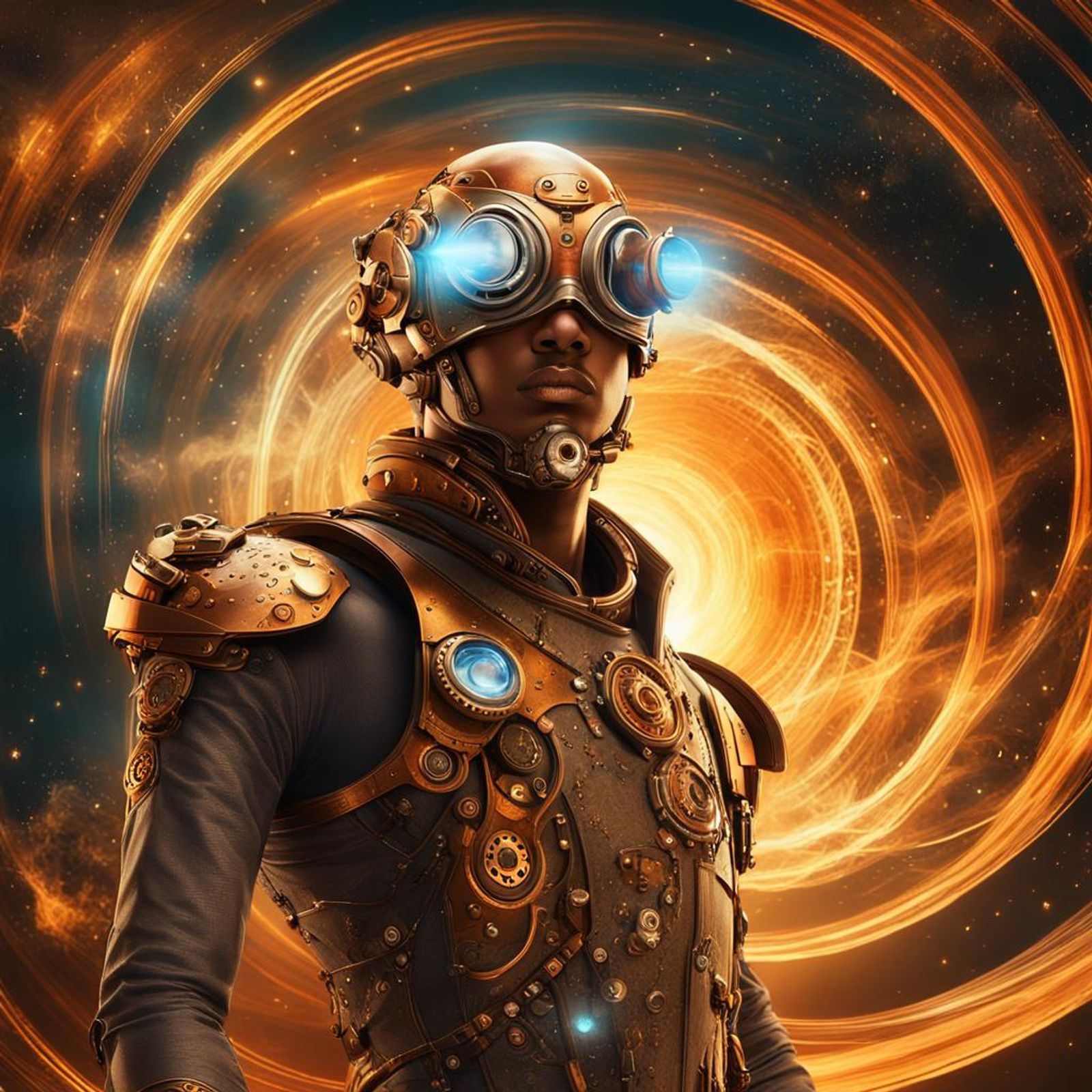 Autostoppista Intergalattico. AI Generated Artwork NightCafe Creator