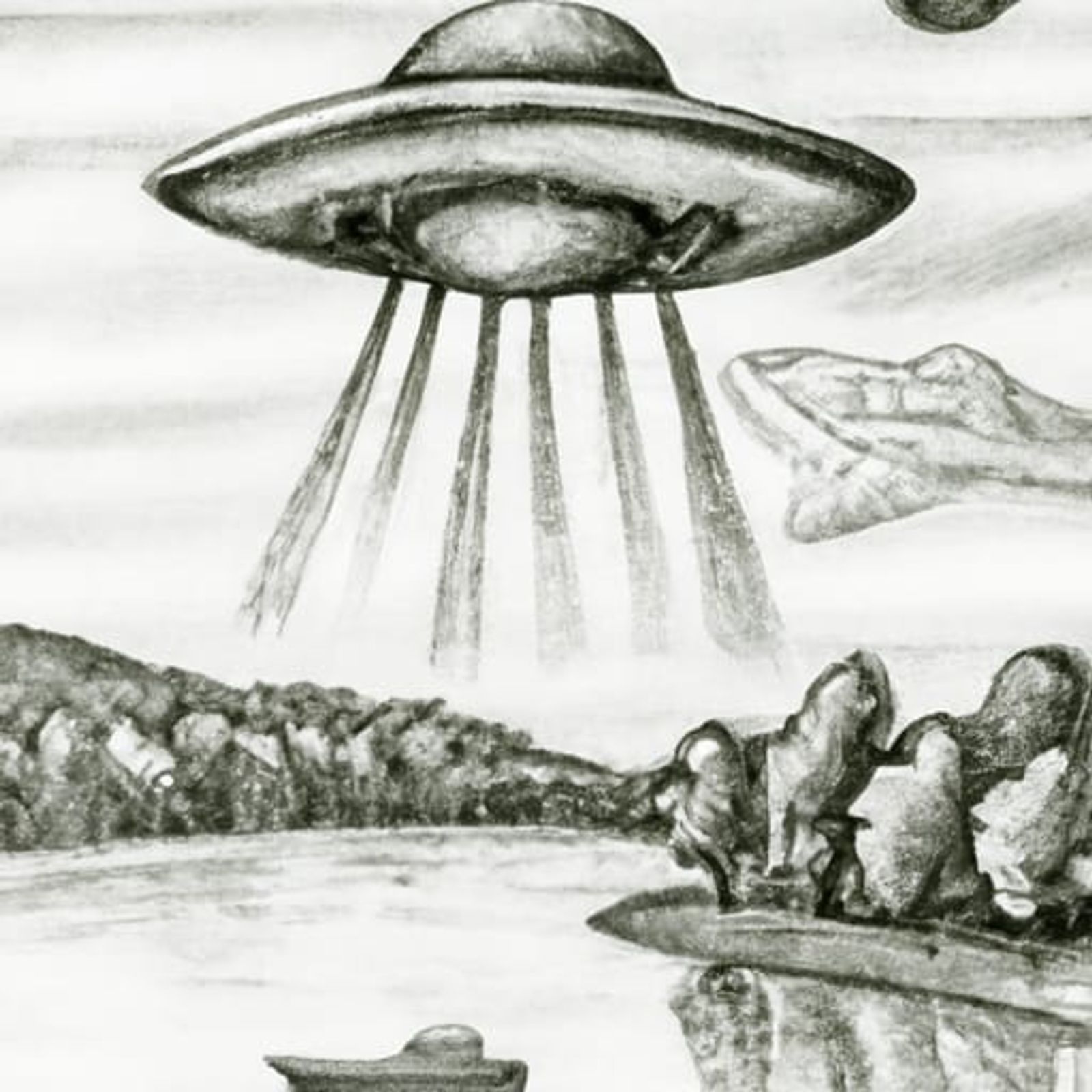 realistic ufo drawing