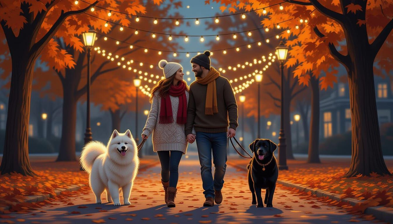 Autumnal romantic stroll  by @Itsyle