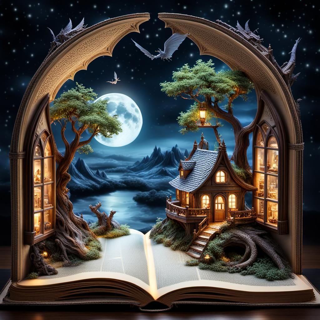 Dreamy Moonlit World📖