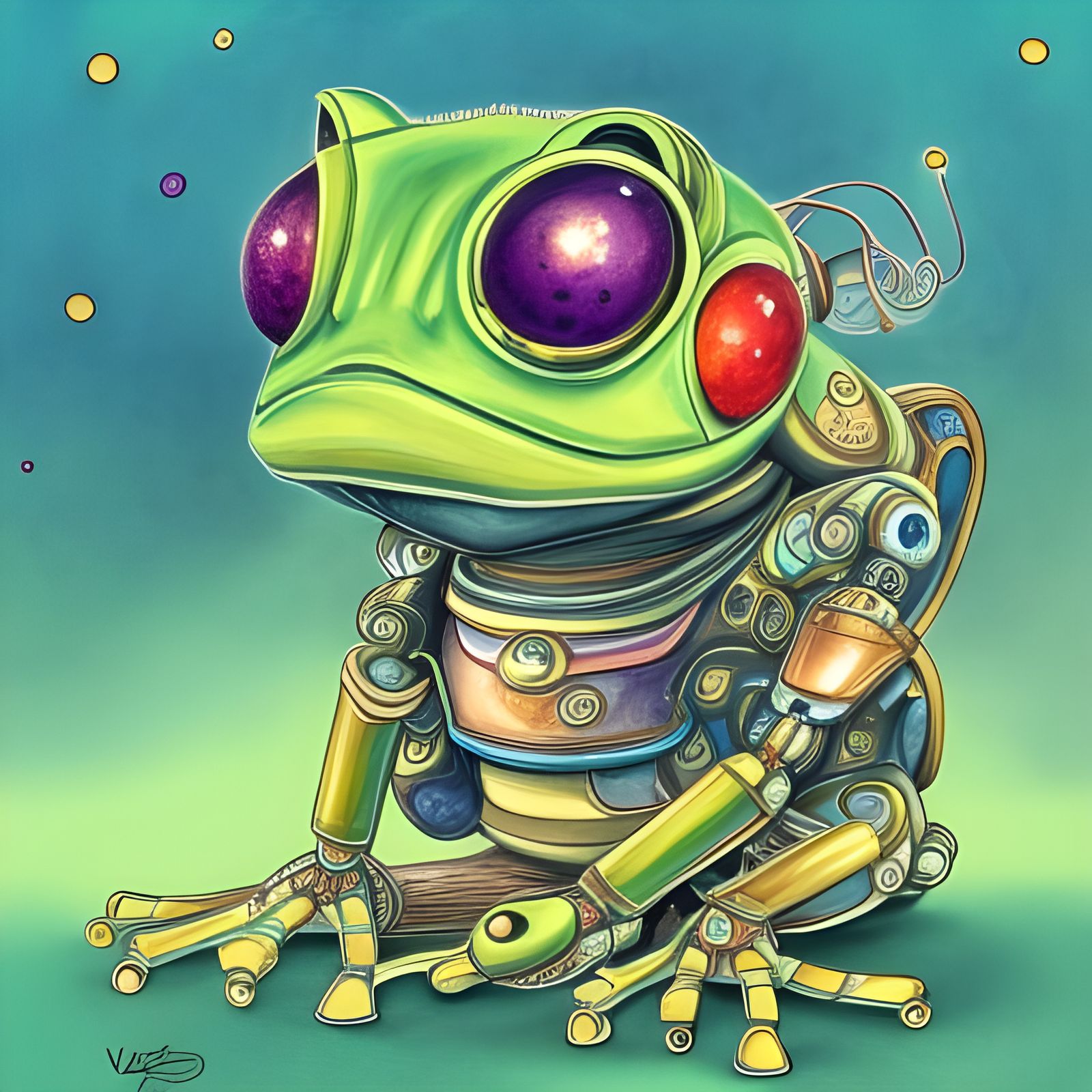 Robot frog