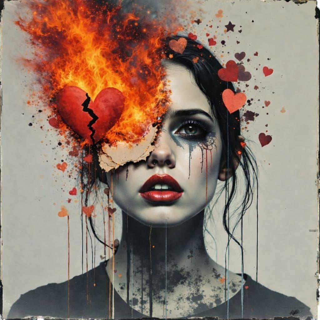 Horrifying Heartache Expressed Through AI Art