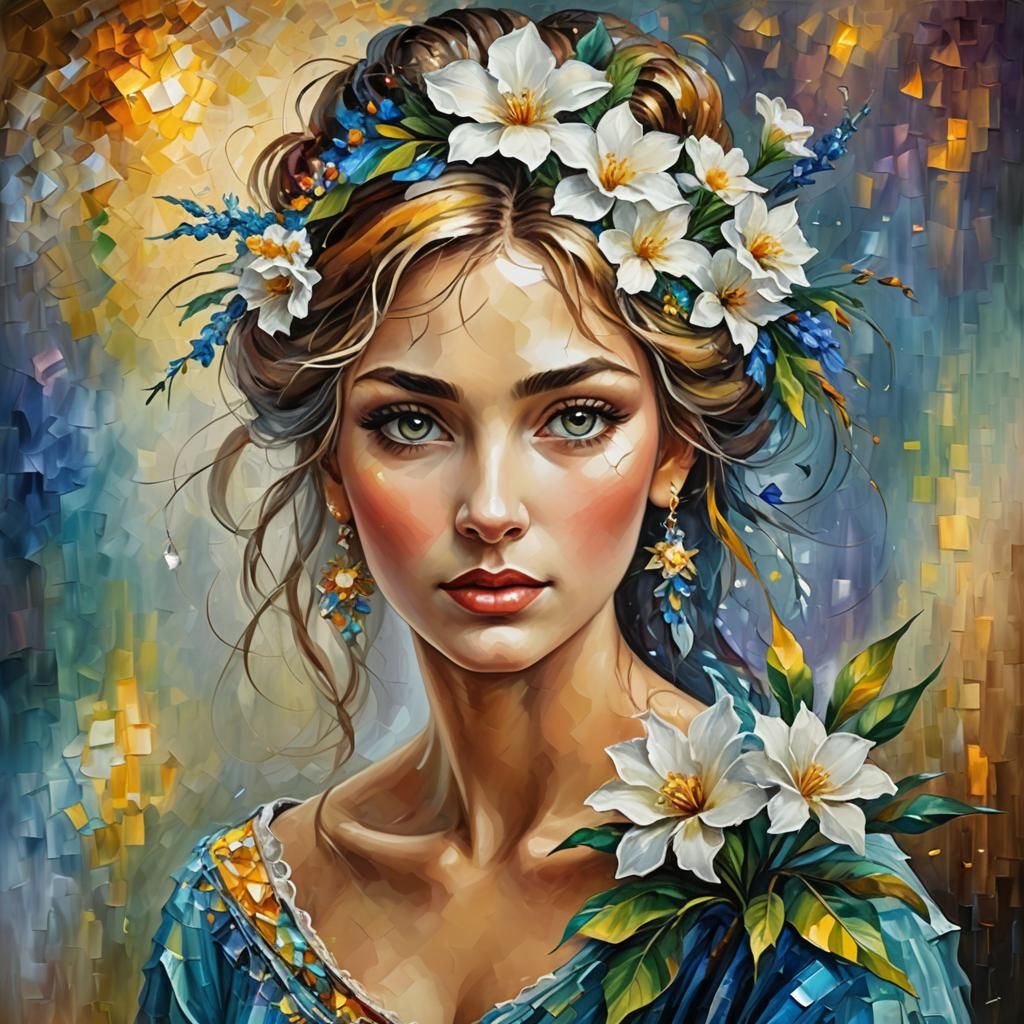 La chica de la flor de liliun
