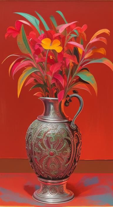 romanesque Pablo Picasso contrasting colors monochromatic gr...