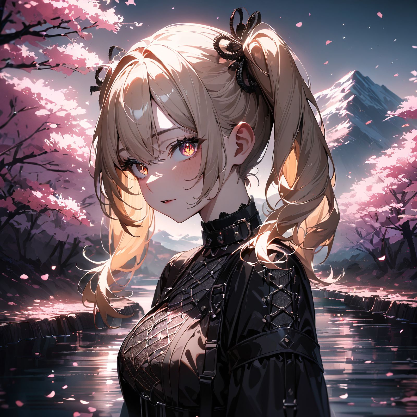 Goth Cherry Blossoms