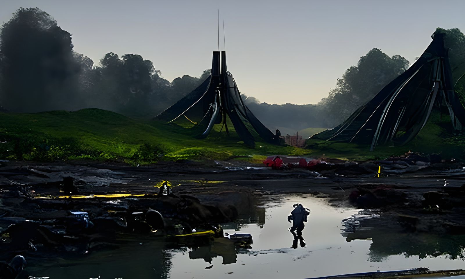 Full Stack Engineer During Field Study concept art