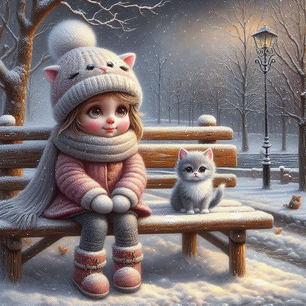 watching the first snow