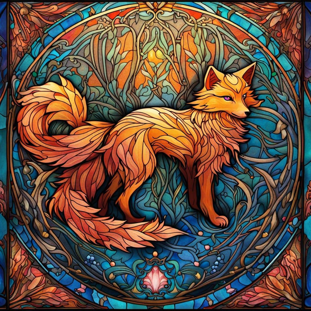 Stained-Glass Mischief Maker  by @Madram