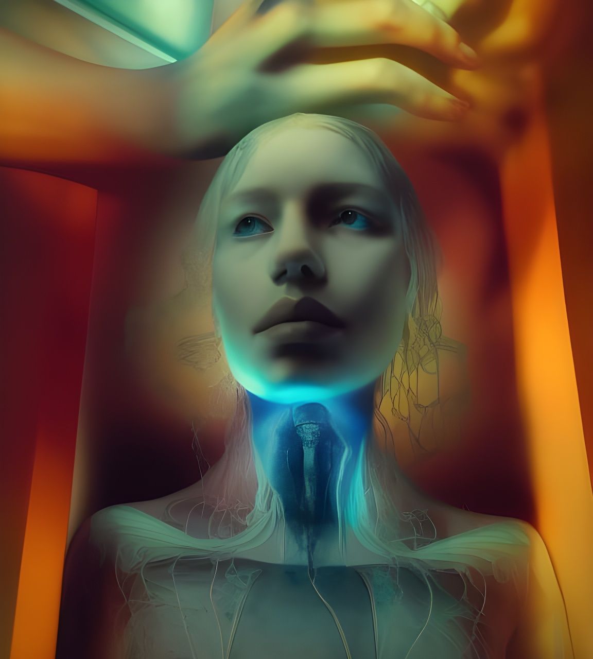 Detailed Amber Photo in Hyperrealistic Style