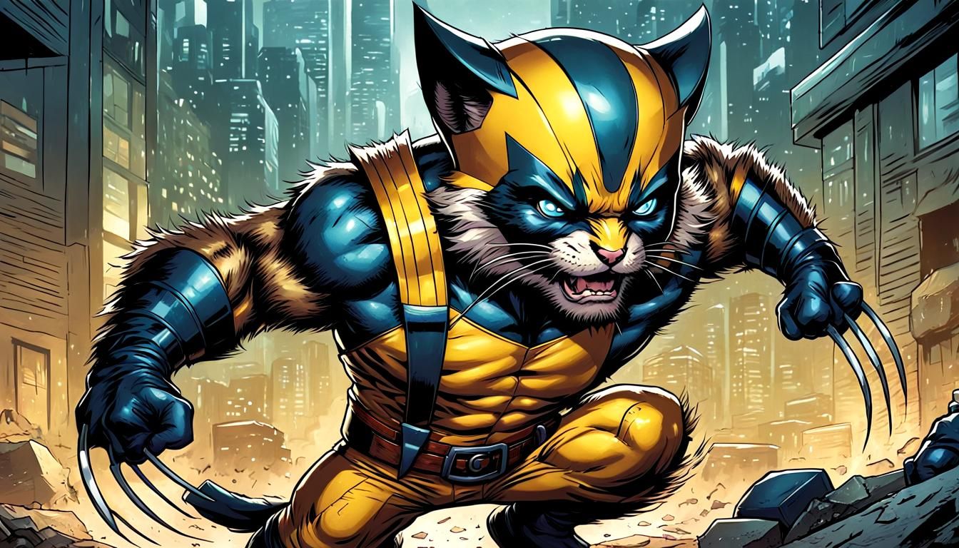 Wolverine  by @Old Man Hobo