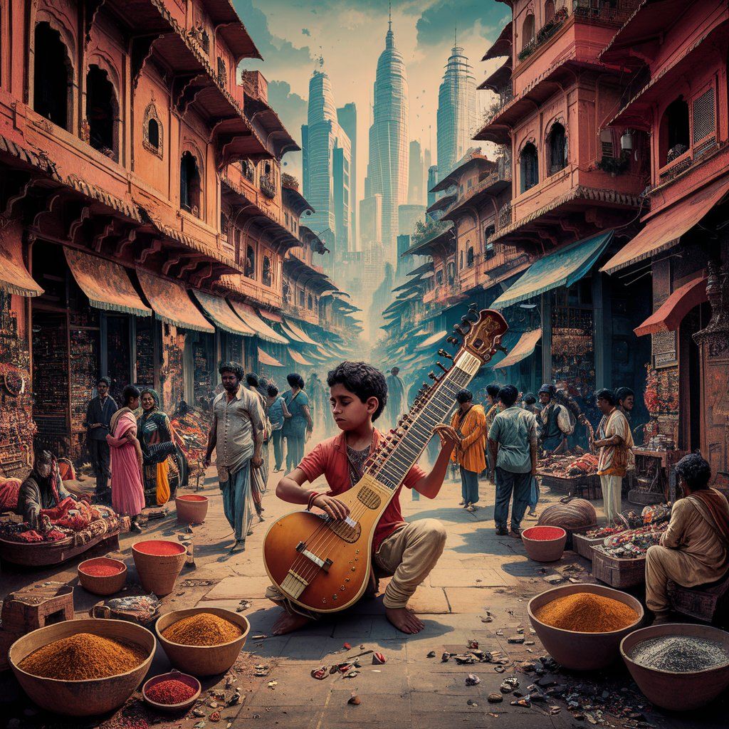 Between traditional and modern India