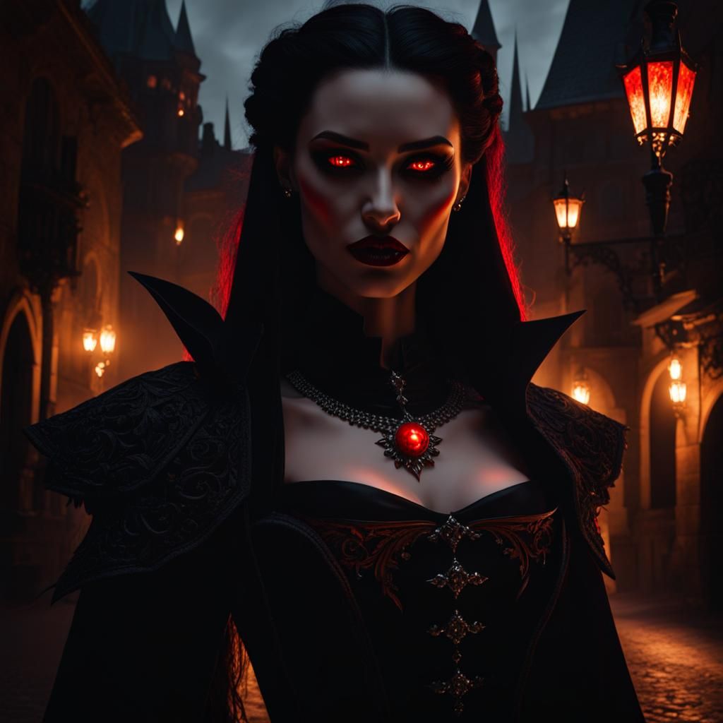 Vampiress - AI Generated Artwork - NightCafe Creator