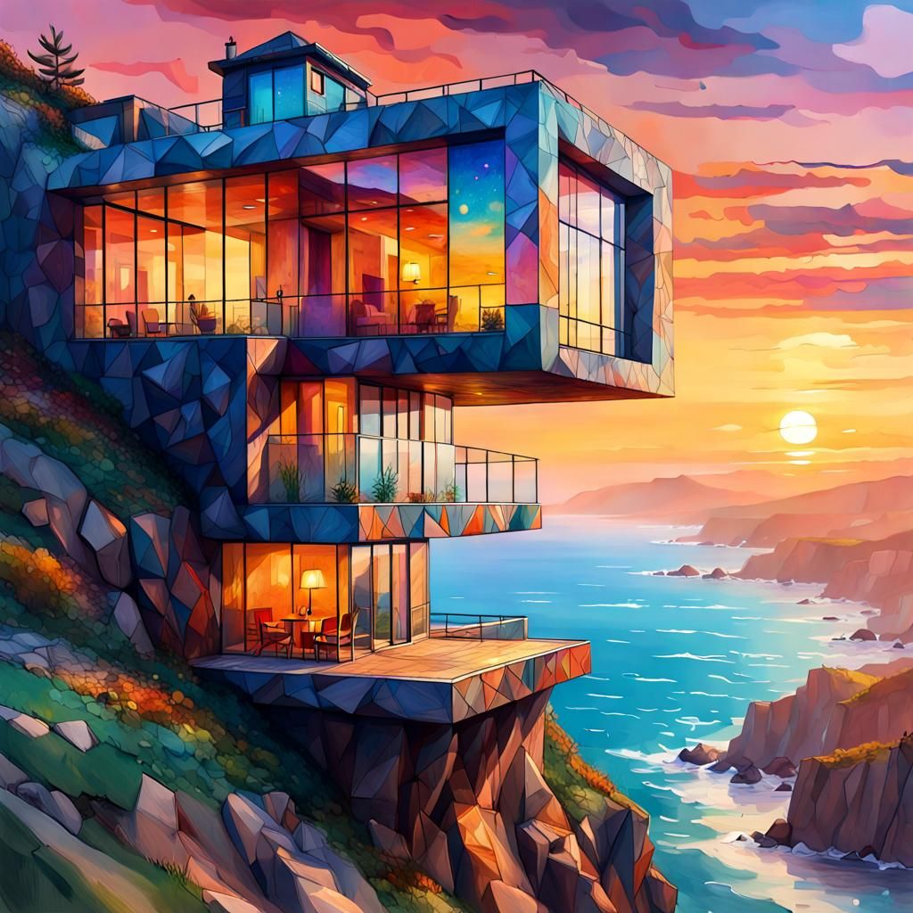 Abstract Architecture: Twilight  by @Elaine AJ