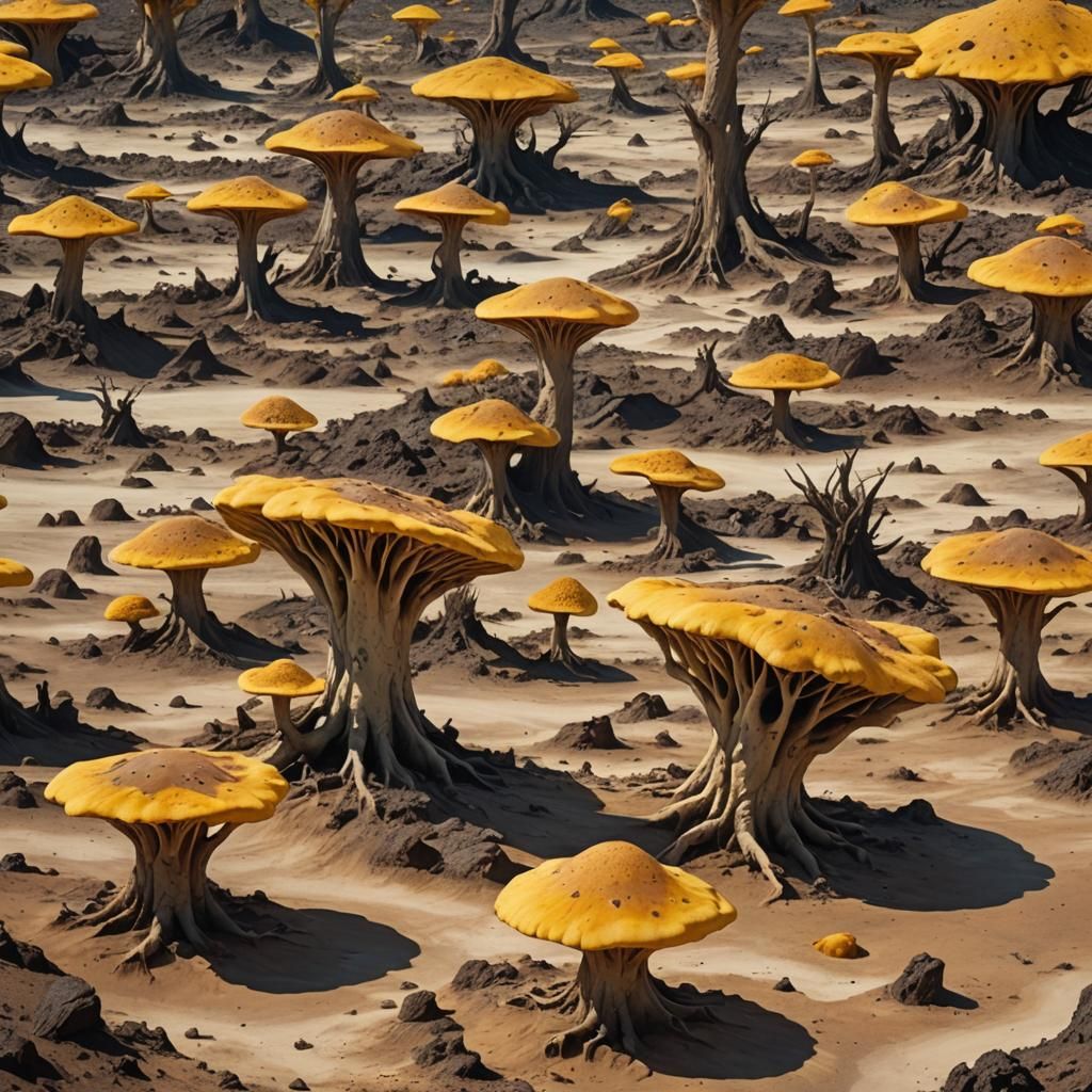 Yellow and brown