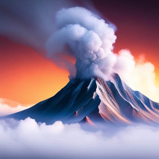 Erupting volcano  by @Alex_Heart_Sun