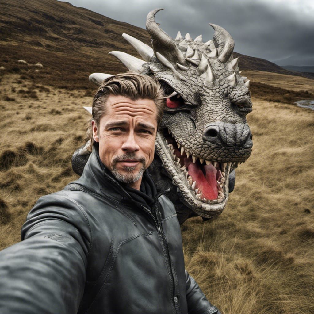 Brad and me  by @Jesus Sanchez