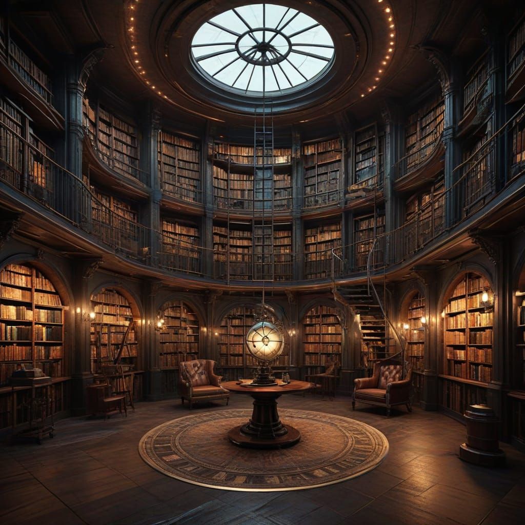 Circular Library  by @Xanxa