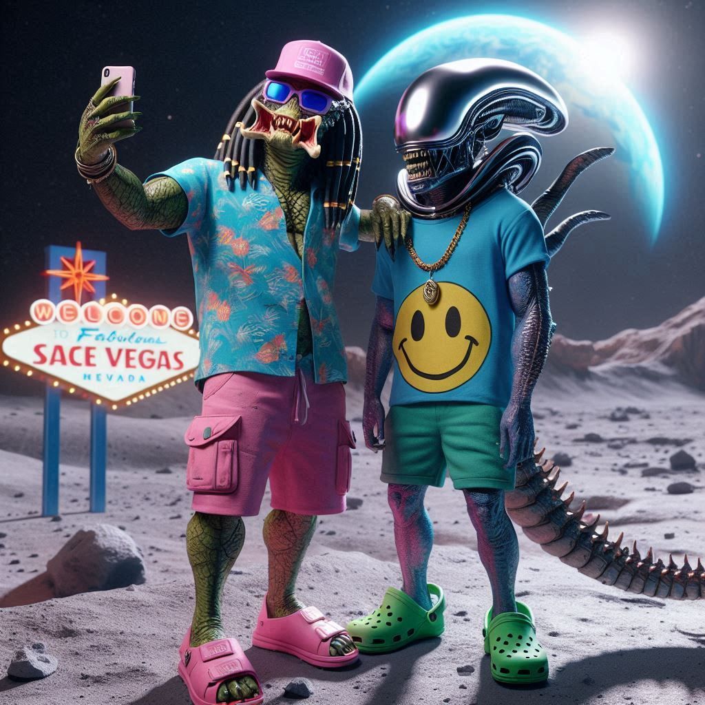 Bros Day Selfies on the Moon 19