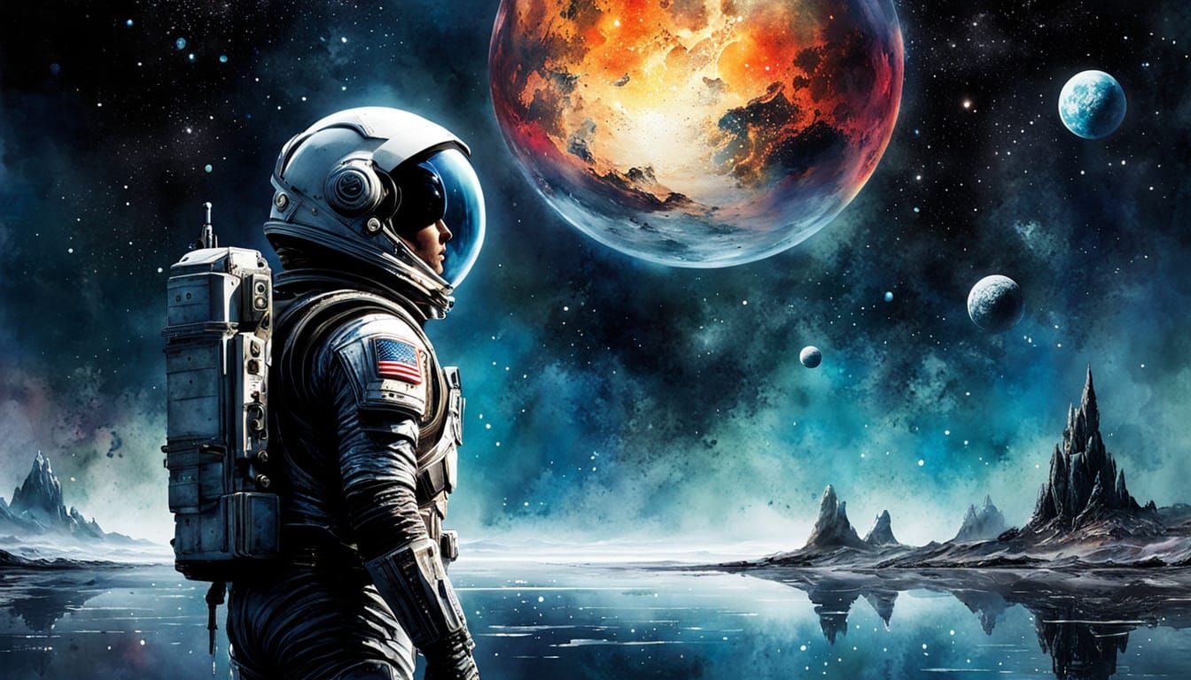 Discovering an alien planet   by @MacMikkola