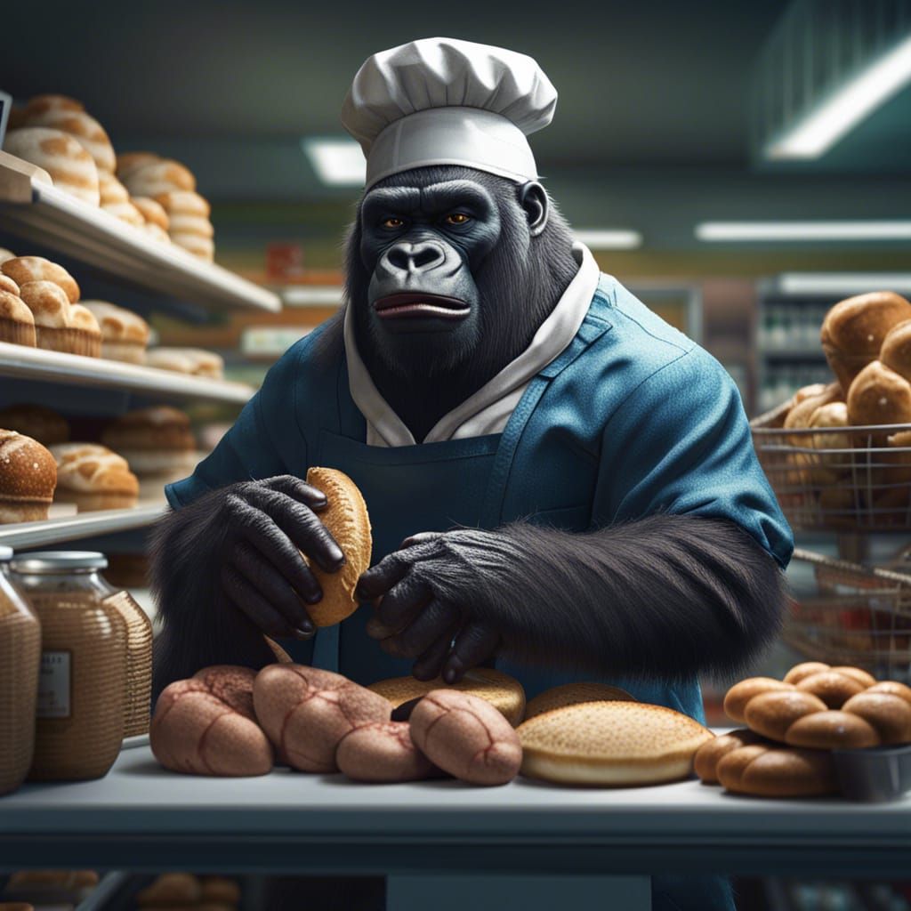 The supermarket baker  by @Katy
