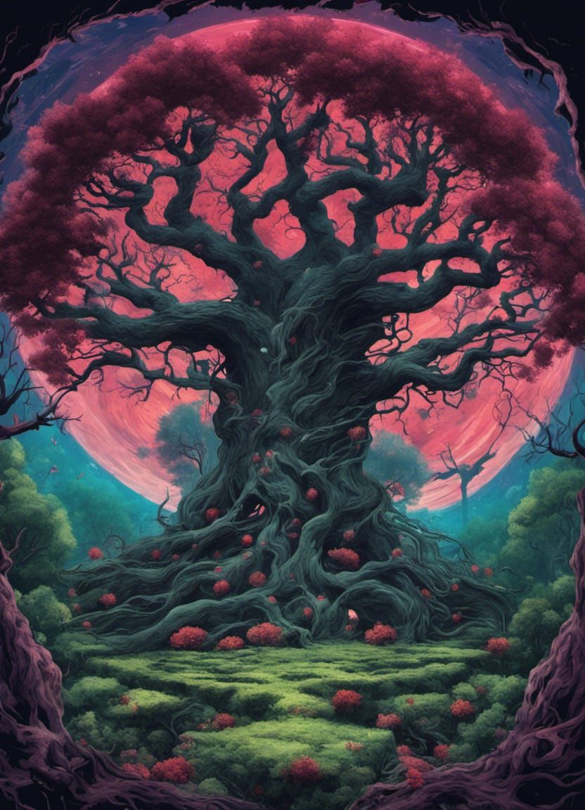 The Tree of Knowledge - AI Generated Artwork - NightCafe Creator