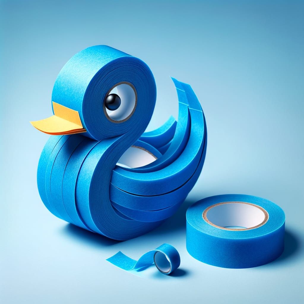 Duck tape  by @Tiny Pearl Cat