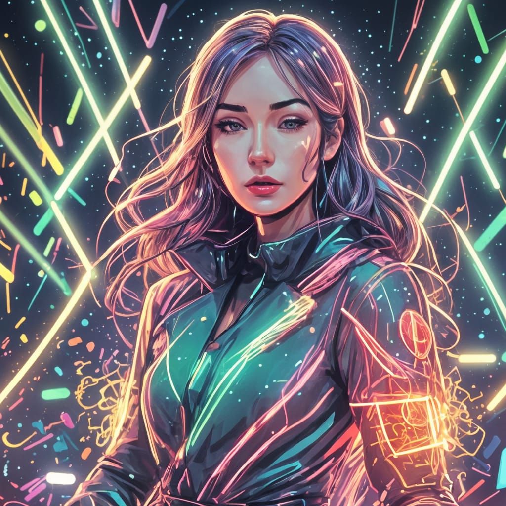 Neon Cartoon V1 test #1