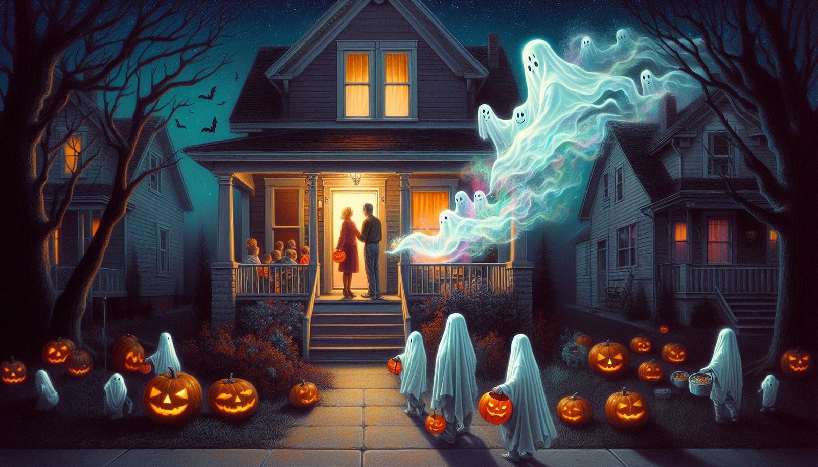 Halloween candy collectors