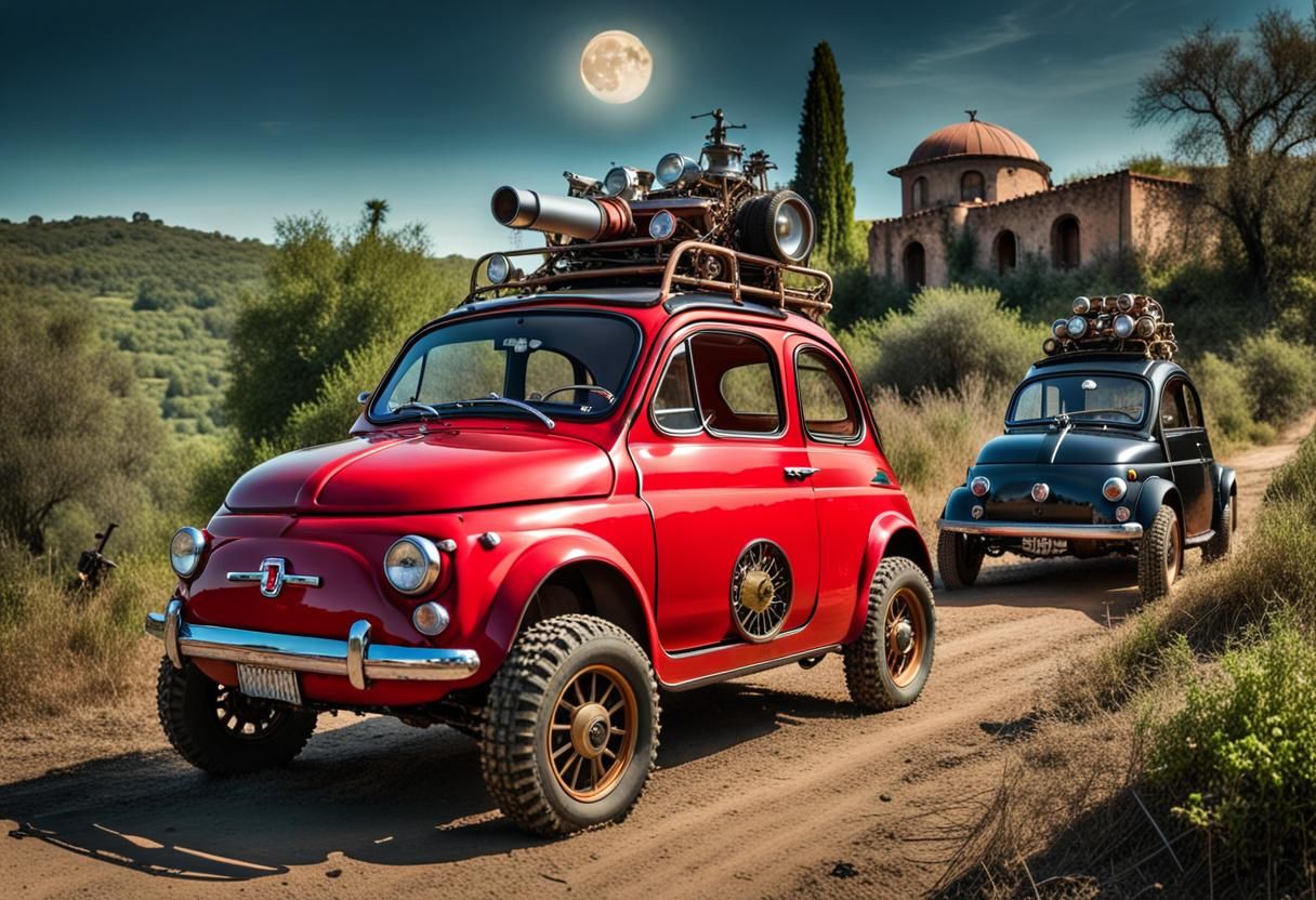 Fiat 500 Baja Ai Generated Artwork Nightcafe Creator