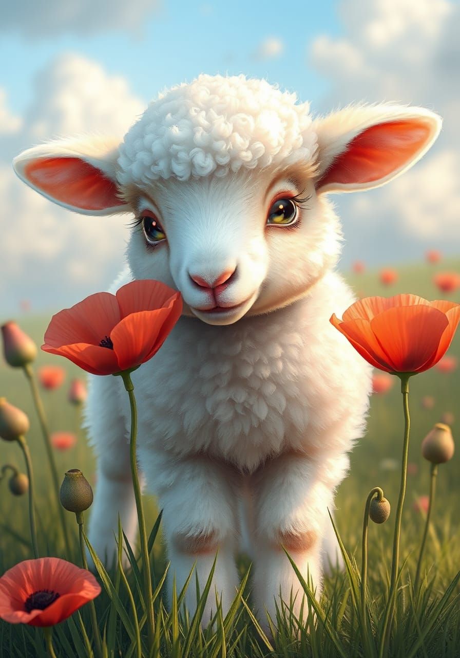 Cute lamb